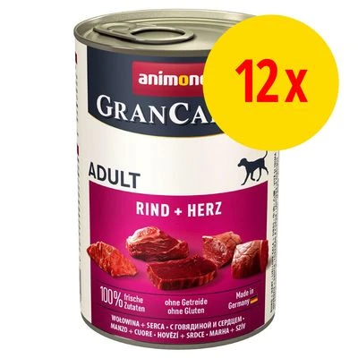 Animonda GranCarno Original Adult 12 X 400 G - Pack Ahorro 3 Animonda GranCarno Original Adult 12 X 400 G - Pack Ahorro