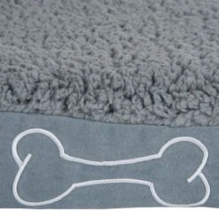 Colchón Ortopédico Memory Gris -Suministros Para Mascotas 67116 hundebett memory grau fg 3341 2