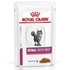 Royal Canin Veterinary Feline Renal En Salsa Sobres Para Gatos -Suministros Para Mascotas 67354 pla rc vet feline renal rind 1