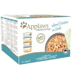 Applaws Latas Para Gatos 24 X 70 G -Suministros Para Mascotas 67664 pla mpm applaws adult mixedselection in bruehe 6