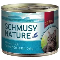 Schmusy Nature Con Pescado En Lata 12 X 185 G