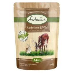 Pack Ahorro Lukullus Bolsitas 24 X 300g 20 Pack Ahorro Lukullus Bolsitas 24 X 300g -Suministros Para Mascotas 68113 lukullus kaninchen wild 300 g 3