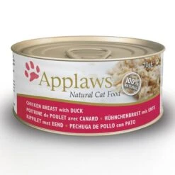 Applaws Latas Para Gatos 24 X 70 G -Suministros Para Mascotas 70774 pla applaws chicken duck 70g 0