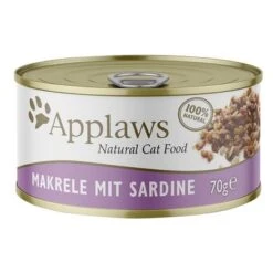 Applaws Latas En Caldo Para Gatos 12 X 70 G -Suministros Para Mascotas 70838 pla applaws bruhe makrele sardine 70g hs 01 0