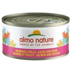 Almo Nature Con Pescado 24 X 70 G - Pack Ahorro -Suministros Para Mascotas 72493 pla almonature lachs und huhn 1