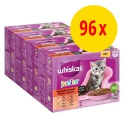 Whiskas Junior 2-12 Meses 96 X 85 G En Bolsitas