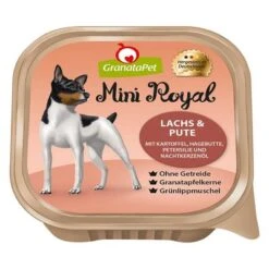 GranataPet Mini Royal 6 X 150 G Comida Húmeda Para Perros -Suministros Para Mascotas 78132 pla granatapet miniroyal lachspute 2