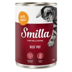 Smilla Tierno Vacuno 24 X 400 G -Suministros Para Mascotas 80098 pla smilla beefpot turkey 400g 9