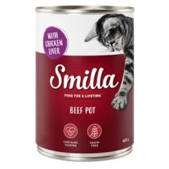Smilla Tierno Vacuno 24 X 400 G -Suministros Para Mascotas 80100 pla smilla beefpot liver 400g 3