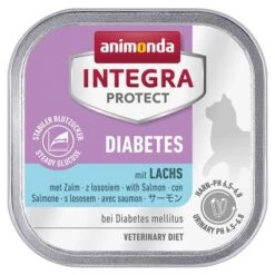 Animonda Integra Protect Adult Diabetes 6 X 100 G Para Gatos -Suministros Para Mascotas 82725 animond integra protect adult diabetes schale lachs 6x100g hs 02 5