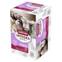Animonda Integra Protect Adult Diabetes 6 X 100 G Para Gatos -Suministros Para Mascotas 82726 pla animond integra protect adult diabetes schale rind 6x100g hs 01 8