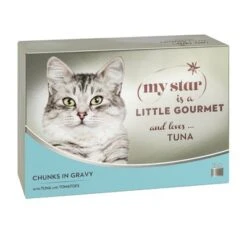 My Star Bocaditos En Salsa Gourmet En Latas 24 X 85 G Para Gatos -Suministros Para Mascotas 89150 pla mystar littlegourmet chunksingravy tuna 12x85g 9