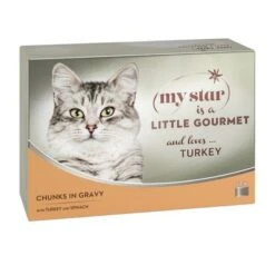 My Star Bocaditos En Salsa Gourmet En Latas 24 X 85 G Para Gatos -Suministros Para Mascotas 89151 pla mystar littlegourmet chunksingravy turkey 12x85g 6
