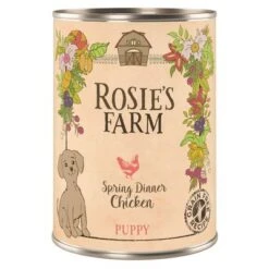Pack Ahorro Rosie's Farm 24 X 400 G -Suministros Para Mascotas 95790 pla rosie sfarm puppy chicken 400g 2