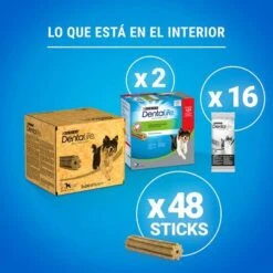 PURINA Dentalife Snacks Dentales Para Perros Medianos (12-25 Kg) -Suministros Para Mascotas 982206 what s inside medium1 es 1 1 9