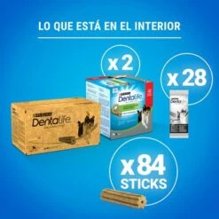PURINA Dentalife Snacks Dentales Para Perros Medianos (12-25 Kg) -Suministros Para Mascotas 982206 what s inside medium1 es 1 2 9