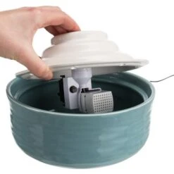 Bebedero Fuente Trixie Vital Falls De Cerámica -Suministros Para Mascotas 98396 trixie trinkbrunnen vital falls keramik hs 06 9