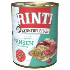Pack Ahorro: Rinti Kennerfleisch 12 X 800 G -Suministros Para Mascotas 98719 pla bilder rinti kennerfleisch pansen 800g hs 01 2
