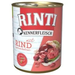 Pack Ahorro: Rinti Kennerfleisch 12 X 800 G -Suministros Para Mascotas 98830 pla bilder rinti kennerfleisch rind 800g hs 01 0