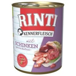 Pack Ahorro: Rinti Kennerfleisch 12 X 800 G -Suministros Para Mascotas 98834 pla bilder rinti kennerfleisch schinken 800g hs 01 8