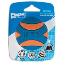 Pelota Chuckit! Ultra Squeaker Para Perros -Suministros Para Mascotas 99700 petmate chuckit ultra squeaker ball hs 02 3