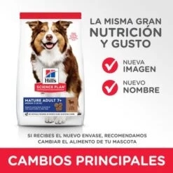 Hill's Science Plan Hill's Mature Adult 7+ Medium Science Plan Con Pollo -Suministros Para Mascotas atf11 604287 key changes 2