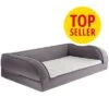 Cama Ortopédica Gris Para Perros -Suministros Para Mascotas cama ortopedica top seller 9