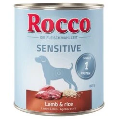 Pack De Prueba: Rocco Sensitive 6 X 800 G -Suministros Para Mascotas etikett rocco nf sensitive 800g lamm 1000x1000 4