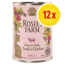 Rosie's Farm Adult 12 X 400 G Para Gatos - Pack Ahorro