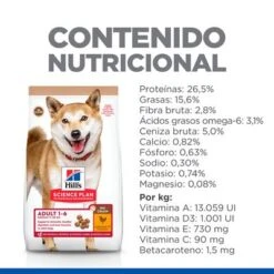 Hill's Science Plan Hill's Adult 1-6 No Grain Medium Science Plan Con Pollo -Suministros Para Mascotas h177374 p303784 hills sp no grain dog adult medium chicken es es nutrition content 1 1