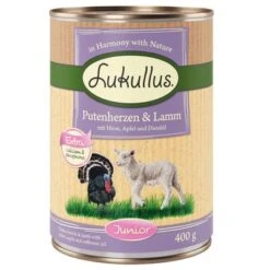 Pack Ahorro Lukullus Junior 24 X 400 G -Suministros Para Mascotas lk 400g junior putelamm 1000x1000 2