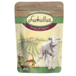 Pack Ahorro Lukullus Bolsitas 24 X 300g 29 Pack Ahorro Lukullus Bolsitas 24 X 300g -Suministros Para Mascotas lukullus pouch italien 4
