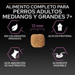PURINA PRO PLAN Medium & Large Adult 7+ Age Defence -Suministros Para Mascotas puprpnddadvagmech22ksizldpales 5