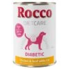 Rocco Diet Care Diabetic Con Pollo, Vacuno Y Arroz -Suministros Para Mascotas rocco nf dietcare 400g diabetic chicken 1000x1000 6