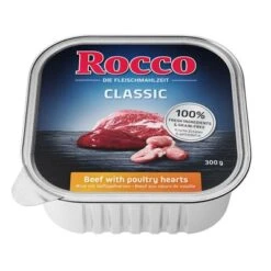 Rocco Classic En Tarrinas 9 X 300 G -Suministros Para Mascotas rocco schalen classic gefl gelherzen side 1000x1000 3