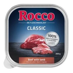 Pack De Prueba: Rocco Classic Tarrinas 9 X 300 G -Suministros Para Mascotas rocco schalen classic lamm 1000x1000 2