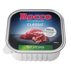 Rocco Classic En Tarrinas 9 X 300 G -Suministros Para Mascotas rocco schalen classic wild side 1000x1000 9