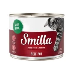 Smilla Tierno Vacuno 24 X 200 G - Pack Ahorro 11 Smilla Tierno Vacuno 24 X 200 G - Pack Ahorro -Suministros Para Mascotas smilla beefpot duck 200g 1000x1000 4