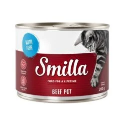 Smilla Tierno Vacuno 24 X 200 G - Pack Ahorro 12 Smilla Tierno Vacuno 24 X 200 G - Pack Ahorro -Suministros Para Mascotas smilla beefpot fish 200g 1000x1000 2