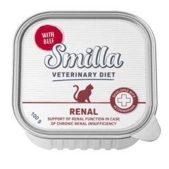 Smilla Veterinary Diet Renal 7 Smilla Veterinary Diet Renal -Suministros Para Mascotas smilla vet renal beef tray 1000x1000 3