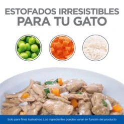 Hill's Science Plan Hill's Adult Healthy Cuisine Con Pollo Y Salmón Para Gatos -Suministros Para Mascotas sp healthy cuisine thumbnails cat bowl es 3