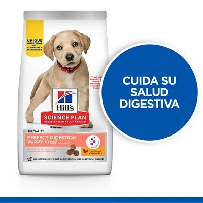 Hill's Science Plan Hill's Large Puppy Perfect Digestion Science Plan Pollo Y Arroz Integral - Imagen 2