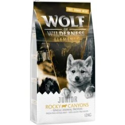Pack Ahorro: 2 X 12 Wolf Of Wilderness Elements -Suministros Para Mascotas wow elements fr rocky junior right 12kg 1000x1000 1