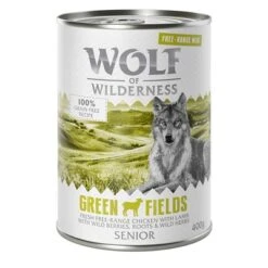 Wolf Of Wilderness Free Range Senior 6 X 400 G 13 Wolf Of Wilderness Free Range Senior 6 X 400 G -Suministros Para Mascotas wow freerange senior greenfields 400g 1000x1000 2 0