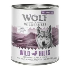 Wolf Of Wilderness Free Range 6 X 400 G / 800 G - Pack De Prueba -Suministros Para Mascotas wow freerange wildhills 800g 1000x1000 7