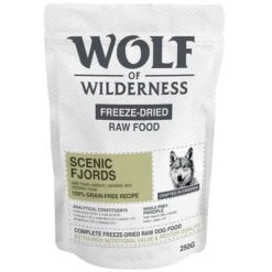 Wolf Of Wilderness Scenic Fjords Con Reno, Salmón Y Pollo -Suministros Para Mascotas wow freezedried scenic fjords 250g 1000x1000 6