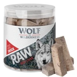 Pack Ahorro 4 X Wolf Of Wilderness RAW Snacks Liofilizados Premium -Suministros Para Mascotas wow raw snacks beef 1000x1000 9