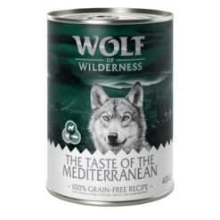 Pack Ahorro Wolf Of Wilderness The Taste Of 12 X 400 G -Suministros Para Mascotas wow tasteof mediterranean 400g 1000x1000 1